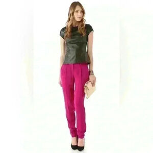 Diane Von Furstenberg Pink Trousers for Smart-Casual Occasions